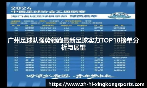 广州足球队强势领跑最新足球实力TOP10榜单分析与展望